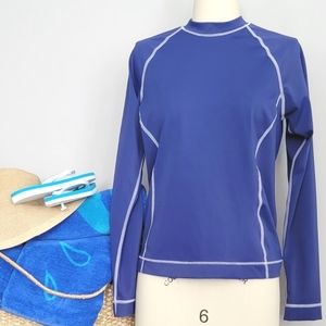 NWOT. Land's End Long Sleeve Swimwear. Sz 4